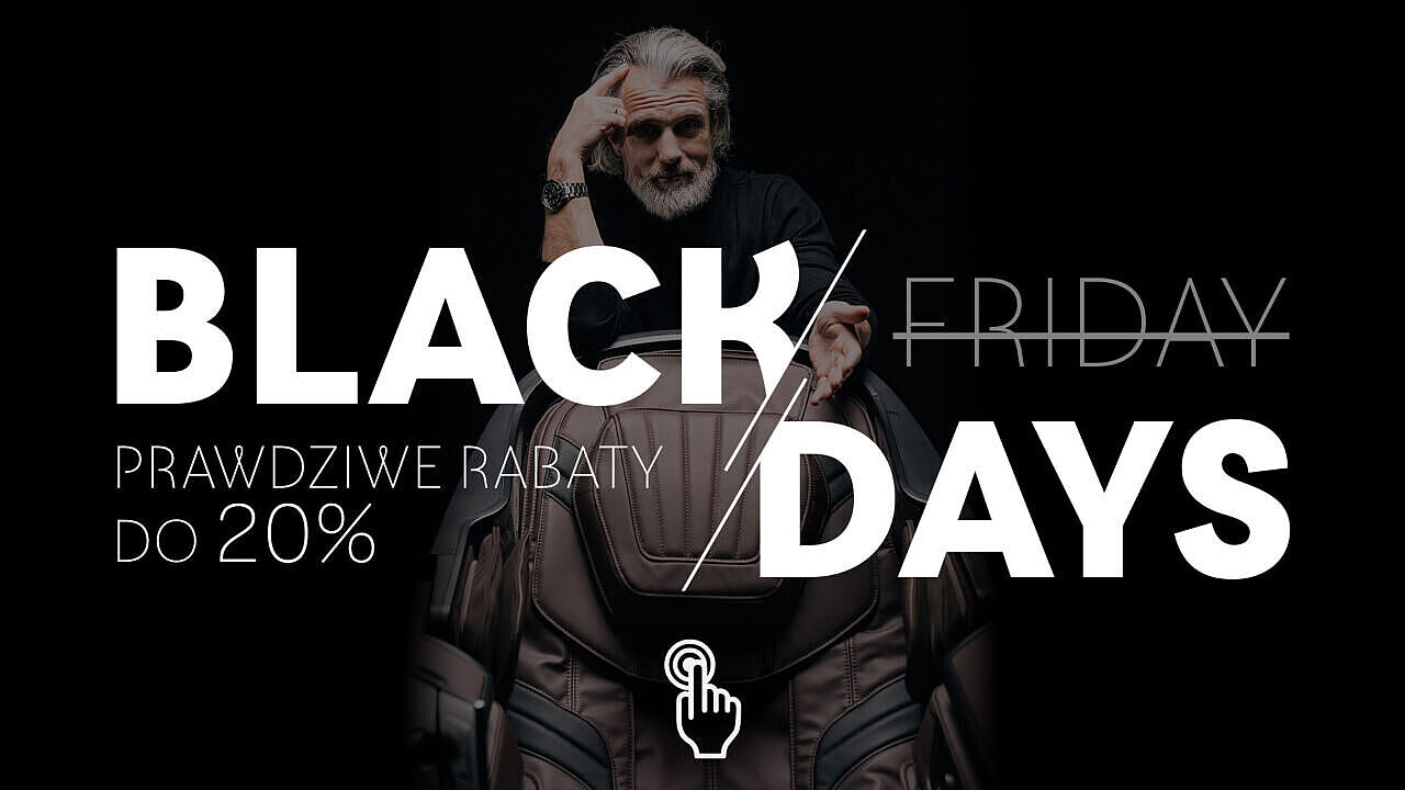 Rest Lords fotele masujące oferta - Black Days