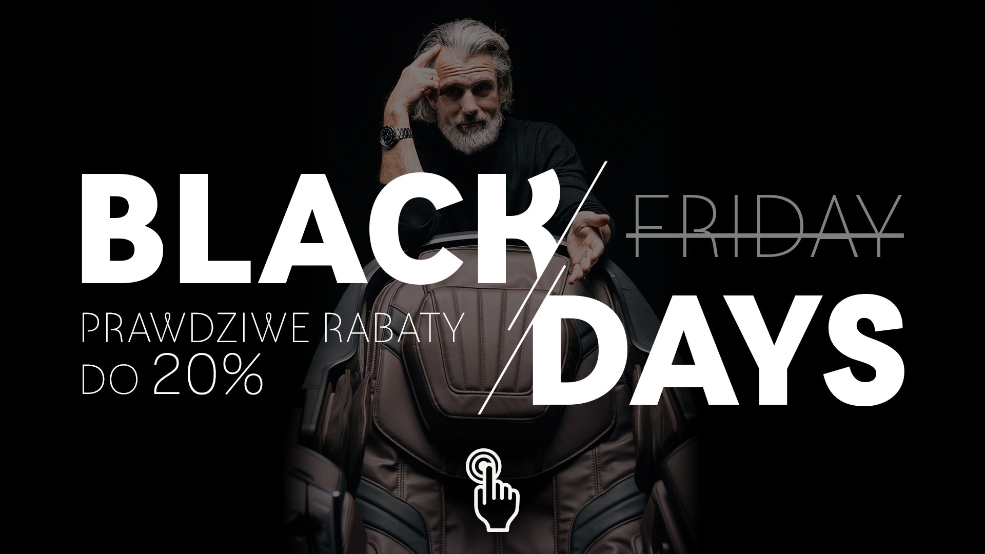Rest Lords fotele masujące oferta - Black Days