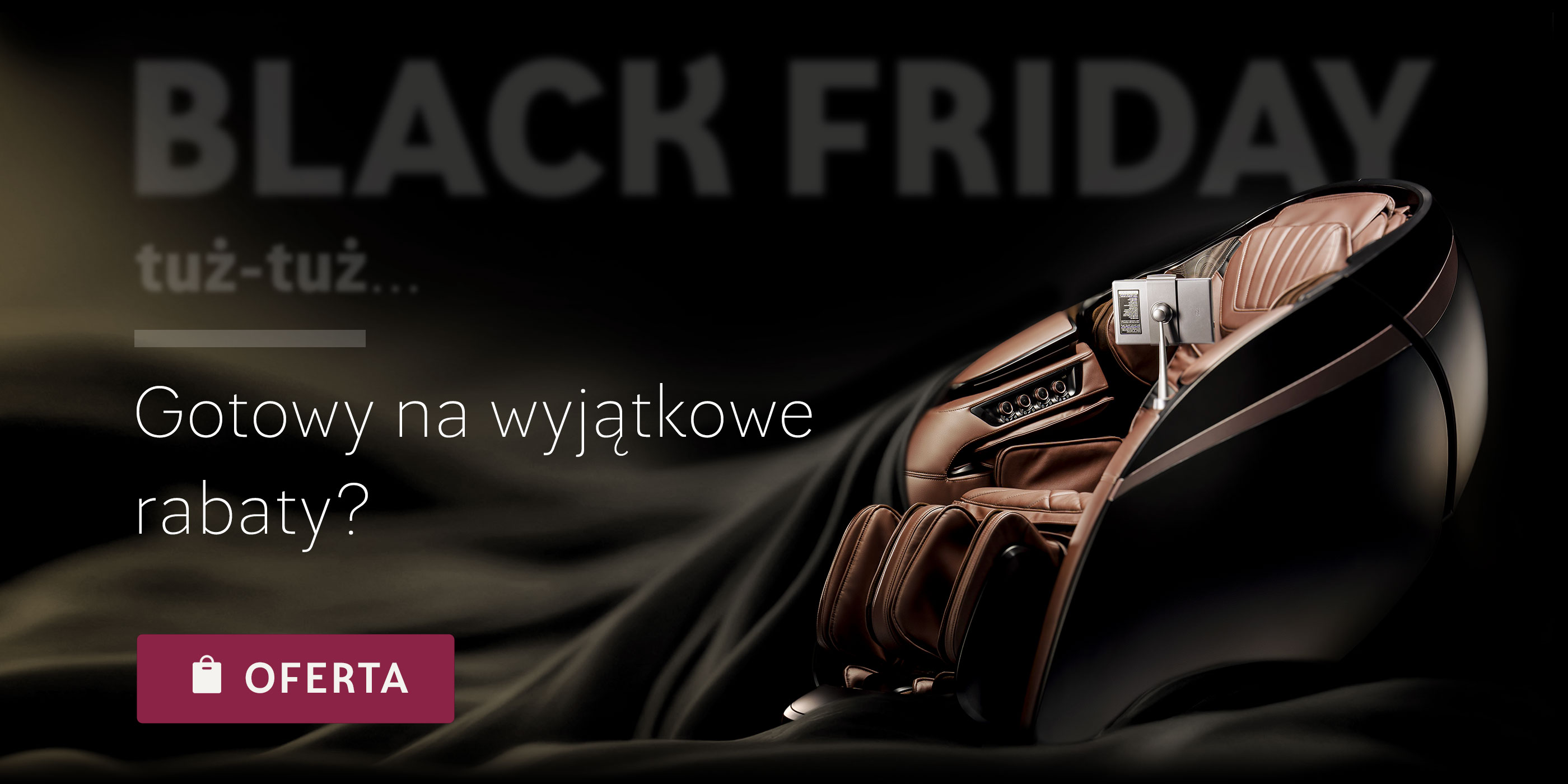 Rest Lords fotele masujące - Black Friday tuż tuż baner home