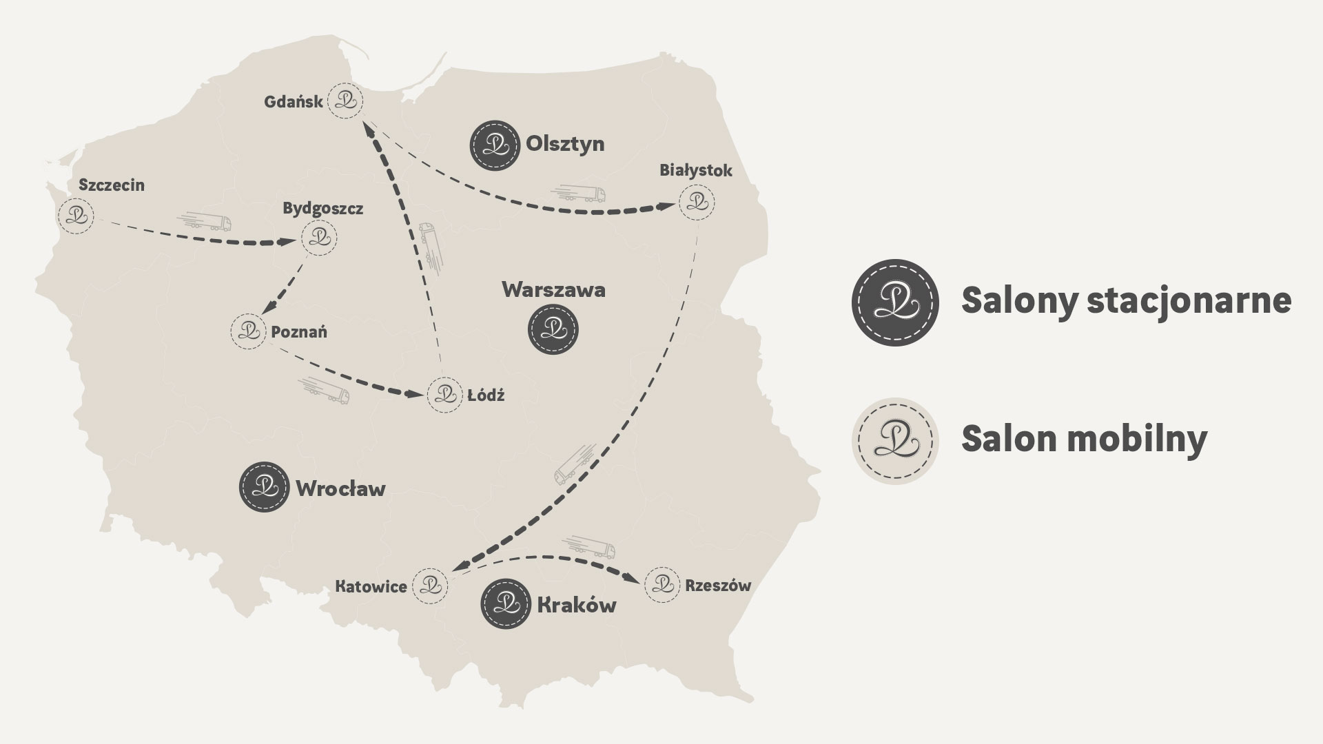 Rest Lords fotele masujące - salony i R-ShowRoad Tour