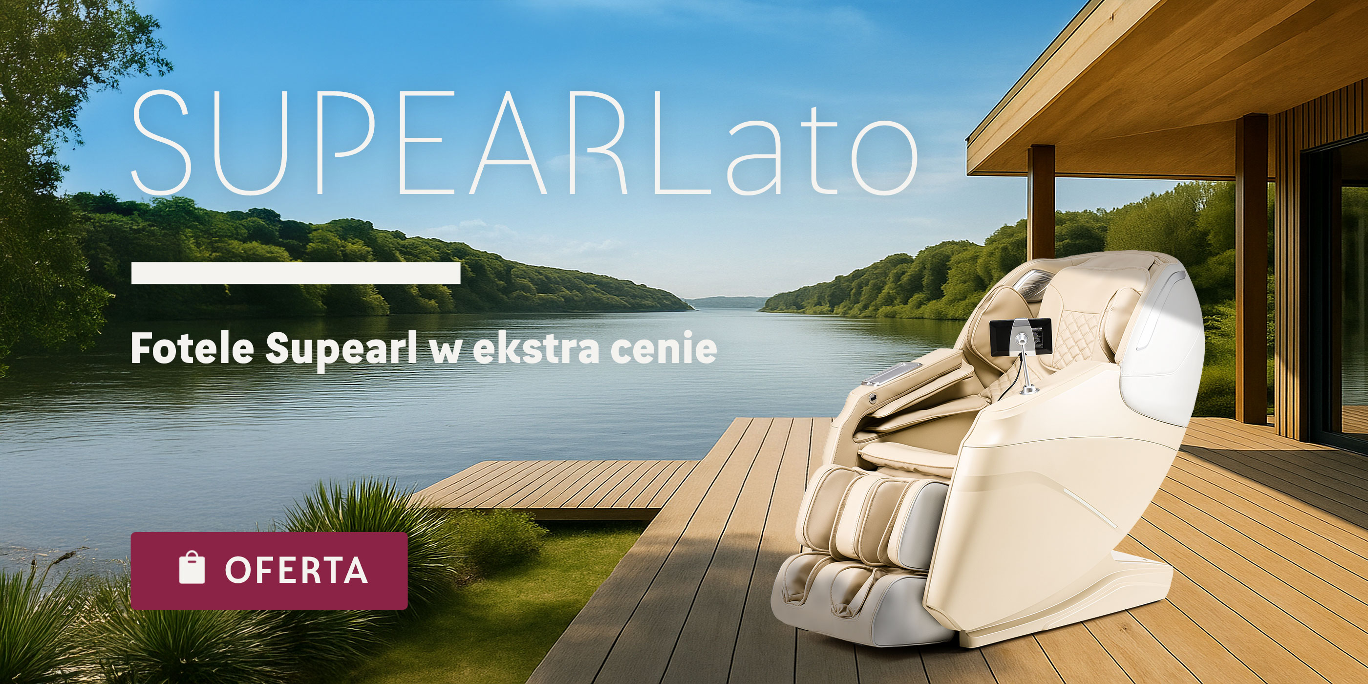 fotele masujące Rest Lords - promocja "SUPEARLato" baner home
