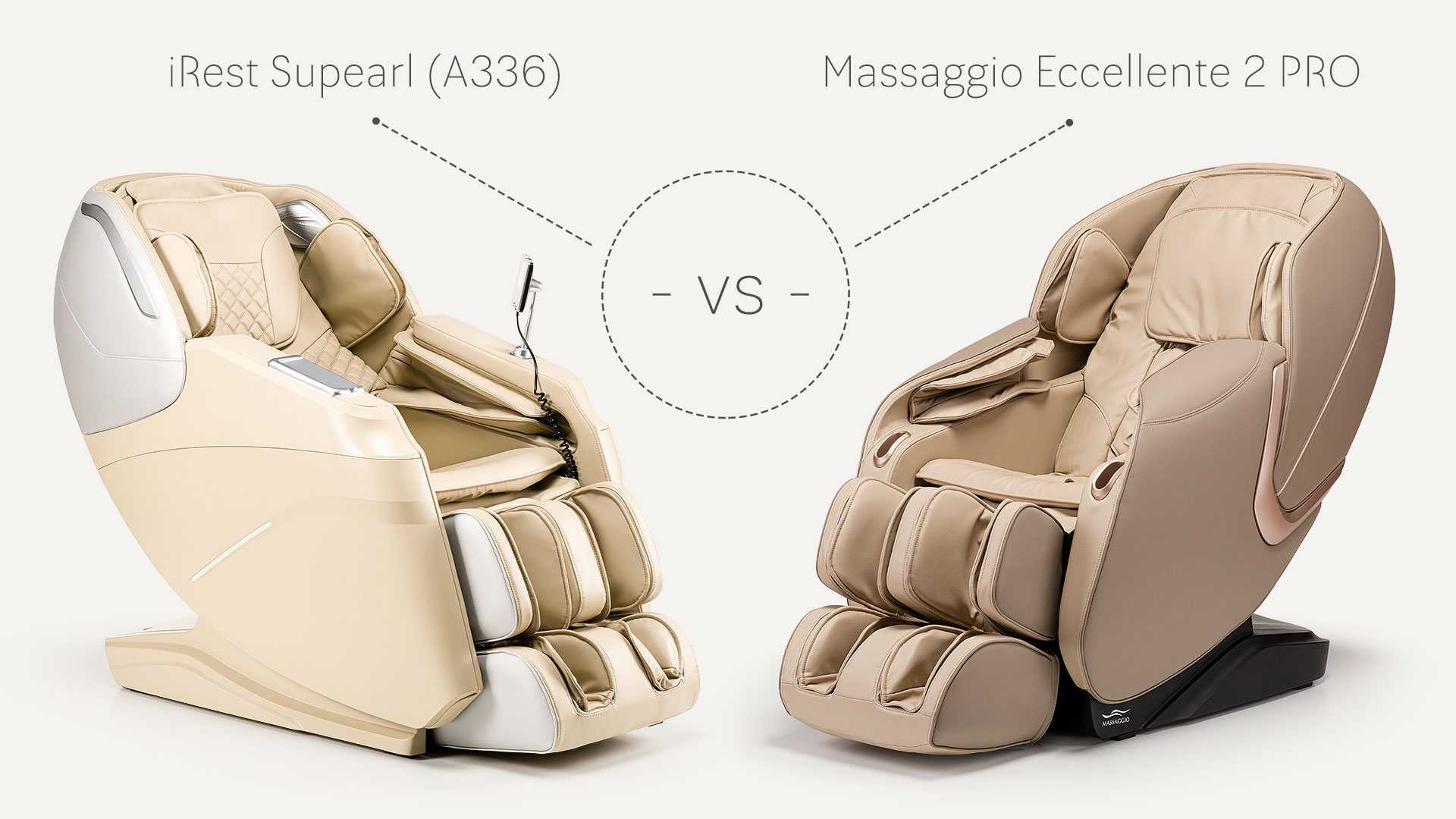 iRest Supearl (A336) vs Massaggio Eccellente 2 Pro
