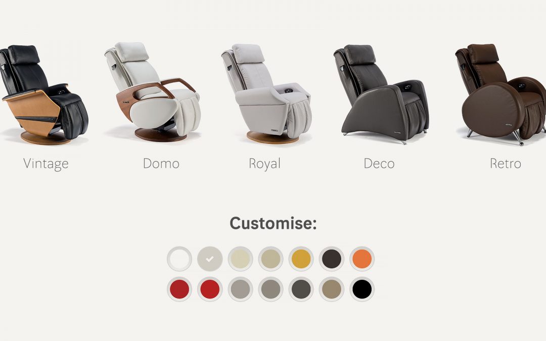 Keyton – personalizowany fotel masujący 2w1