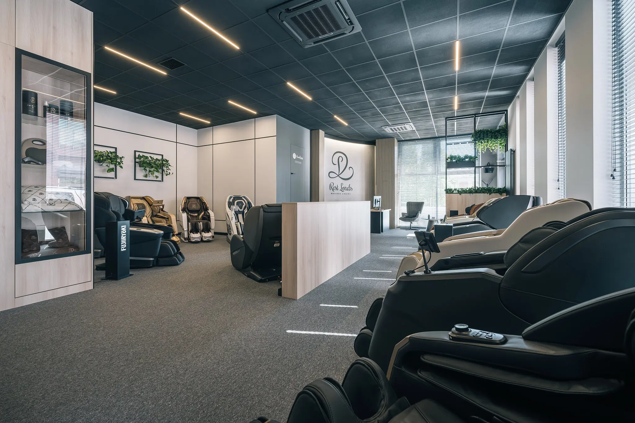Salon wystawowy foteli masujących w Olsztynie