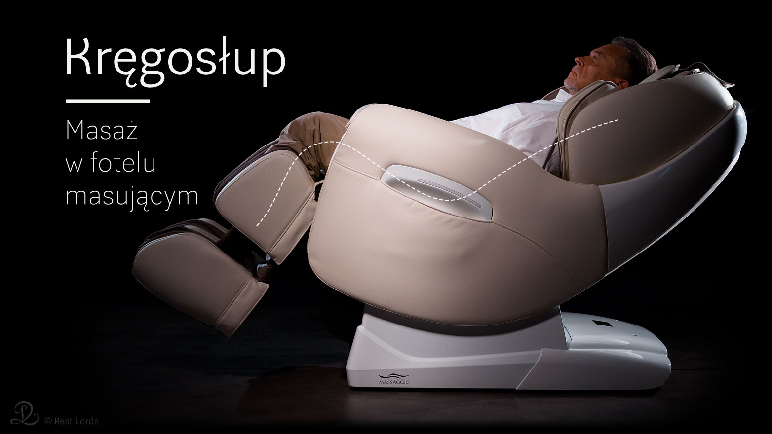Fotel do masażu kręgosłupa